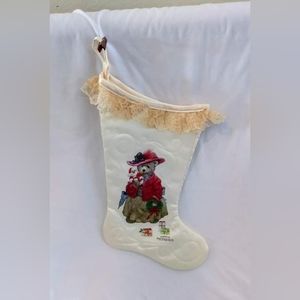 Vintage Mama Bear Christmas Stocking Giordano 1987